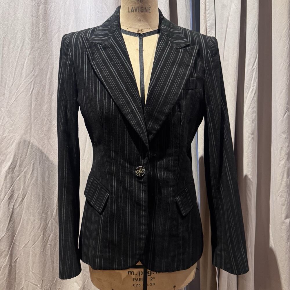 Rare Dolce Gabbana D&G Vintage Corded Velvet Fitted Jacket IT 42 W/Original Tags
